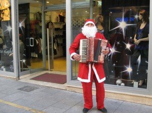 Ronda's Busking Santa