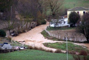 A stream in Flood near Ronda