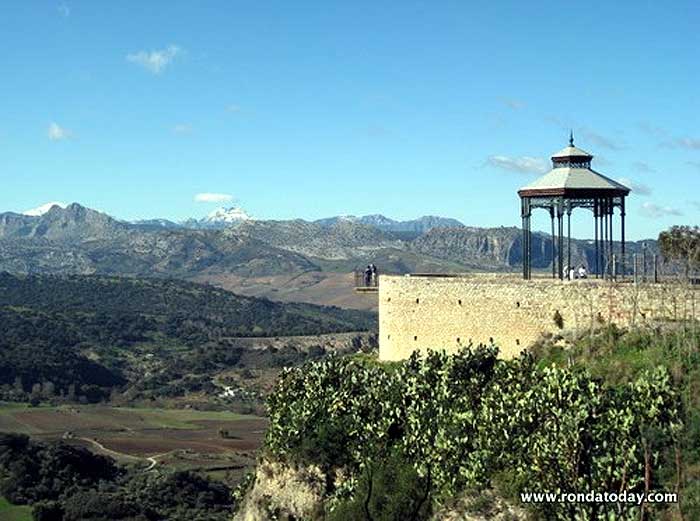 View from the alameda, Ronda. Poetry about Ronda