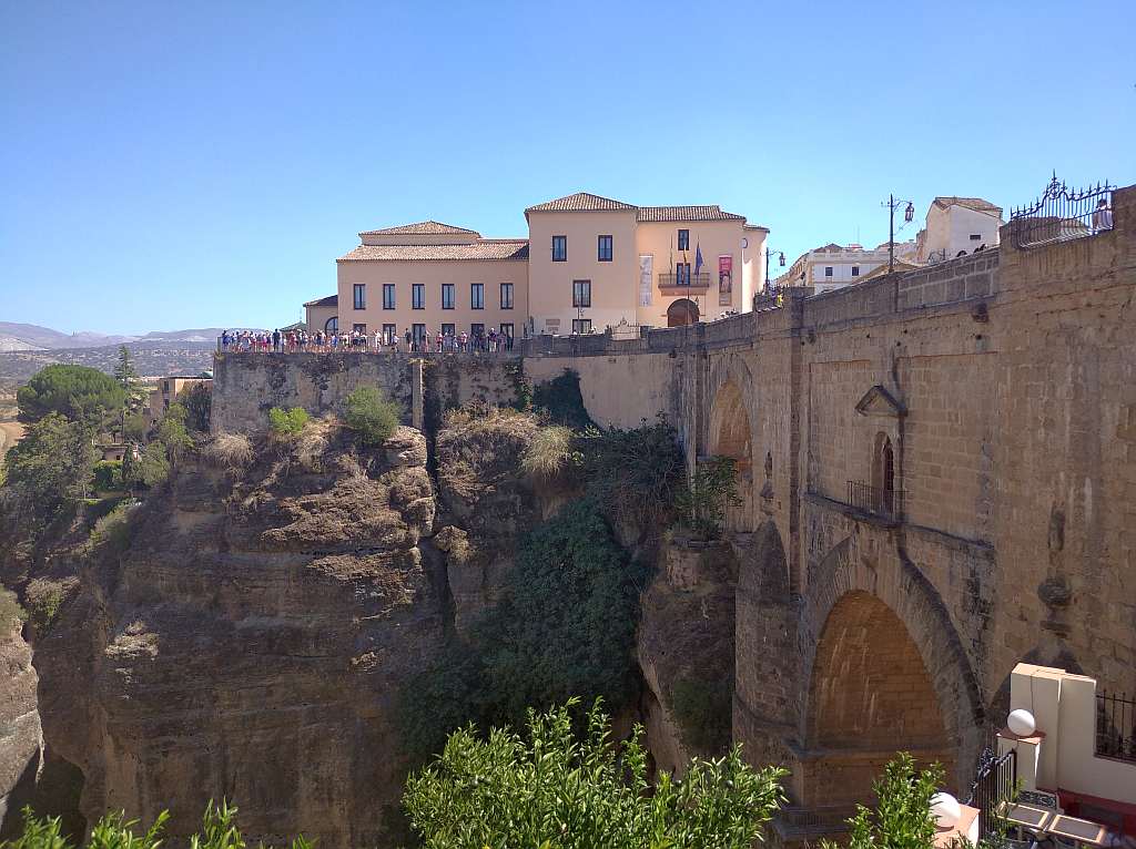 Puente neuevo - Mirador Aldehuela and Convento Santo Domingo